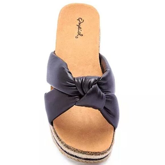 BRAND NEW QUPID CANCUN WOMEN'S PLASFORM SLIDE SANDALS - Picture 11 of 16